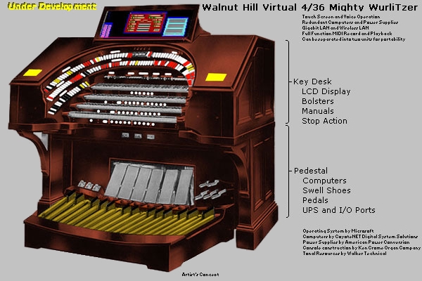 Click here to learn more about the Walnut Hill Virtual 4/36 Mighty WurliTzer Theatre Pipe Organ.