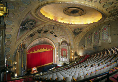 Click here to download a 4677 x 3245 JPG image showing the beautiful auditorium of the Alabama Theatre.