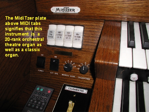 Paul proudly displays the MidiTzer badge on his elaborate setup.