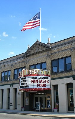 Click here to download a 503 x 800 JPG image showing the entrance to the Lafayette Theatre.