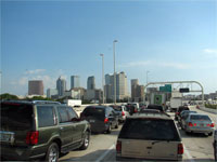 Click here to download a 2592 x 1944 JPG image shoving the Tampa skyline on our way back to Tom's house.