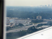 Click here to download a 2592 x 1944 JPG image shoving the decent into Hartsfield International Airport in Atlanta, Georgia.