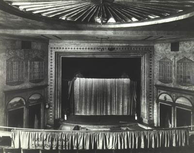 Click here to download a 1950 x 1537 JPG image showing the Strand Theatre, Crawfordsville, Indiana, the original home of the Kilgen Theatre Organ Aaron now owns.