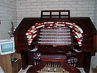 Featured Organ For The Month Of March, 2005 - The 5/36 Mighty WurliTzer installed at the Brown Residence in Phoenix, Arizona.