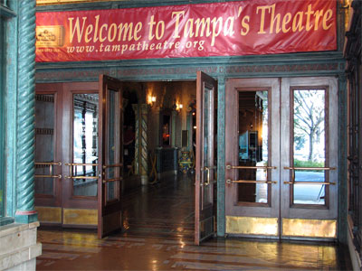 Click here to download a 2592 x 1944 JPG image showing the entrance to the Tampa Theatre.