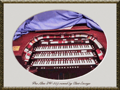 Download an 800x600 Wallpaper of Clint Savage's Allen GW319 Digital Theatre Organ.