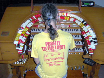 Click here to hear the Bone Doctor at the console of the J. Tyson Forker Memorial 4/32 Mighty WurliTzer Theatre Pipe Organ installed at Grace Baptist Church in Sarasota, Florida.