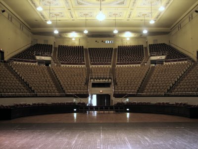 Click here to download a 2592 x 1944 JPG image showing the auditorium as viewed from center stage.