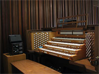 Featured Organ For The Month Of March, 2007 - 4/60 Mighty Allen Digital Church Organ, All Faith Chapel, Ridgecrst, California.