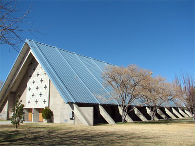 Click here to download a 2592 x 1944 JPG image showing the All Faith Chapel main building.