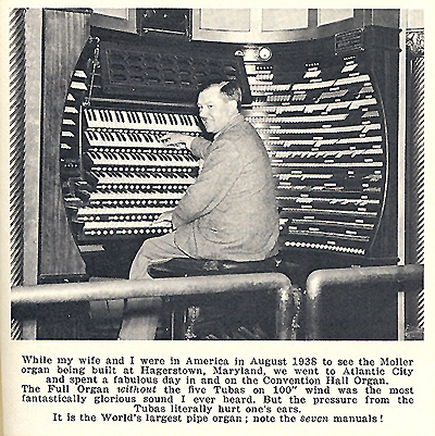 Click here to download a 515 x 516 JPG image showing Reginald Foorte at the console.