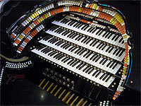 Featured Organ For The Month Of August, 2005 - The 4/42 Mighty WurliTzer installed at Roaring 20's Pizza and Pipes in Ellenton, Florida.