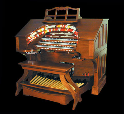 Click here to visit the Walker Theatre Organ Company, makers of this RTO-351 Digital Theatre Pipe Organ.