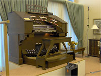 Featured Organ For The Month Of November, 2006 - Mighty Allen 3/17EX installed at the Woodlands Retirement Community, Sheelpoint, Florida.