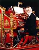 Bill Snyder, House Organist at the Tennessee Theatre since 1979, takes the bench of the 3/16 Mighty WurliTzer Theatre Pipe Organ.