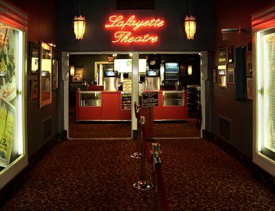 Click here to download a 3373 x 2585 JPG image showing the front doors of the Lafayette Theatre.