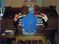 Click here to listen to Tom Hoehn at the console of the 3/12 Robert Morton Theatre Pipe Organ installed at the Polk Theatre in Lakeland, Florida.